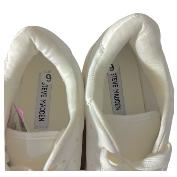 Steve Madden Platform Sneakers White Sz 9 NWT - Picture 8 of 8
